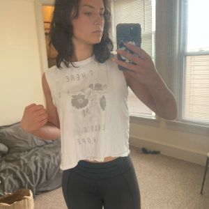 Grey Cropped Tank